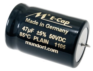 Elektrolytkondensatoren von Mundorf, Mundorf Elektrolytkondensator, glatt