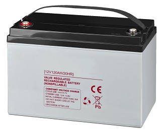 Akkus und Batterien, Blei-Akkumulator, 12 V AKKU-12/120