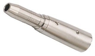 Adapter: XLR, Adapter XLR/6,3-mm-Stereo-Klinkenkupplung NTA-116