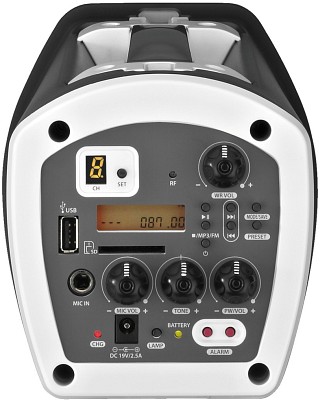 Accesorios de micrfono, Amplificador FM MP3 porttil con micrfono inalmbrico WA-35
